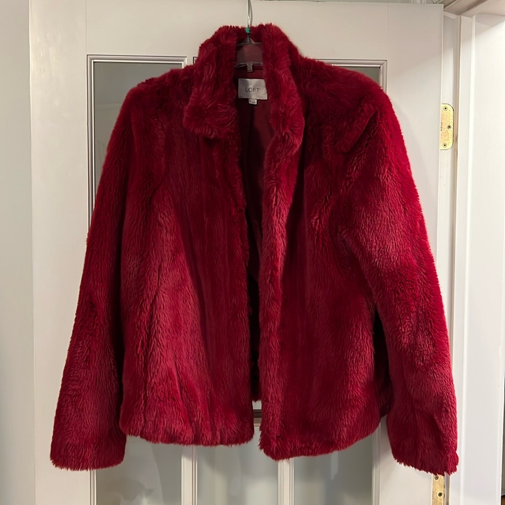 LOFT Faux Fur Jacket